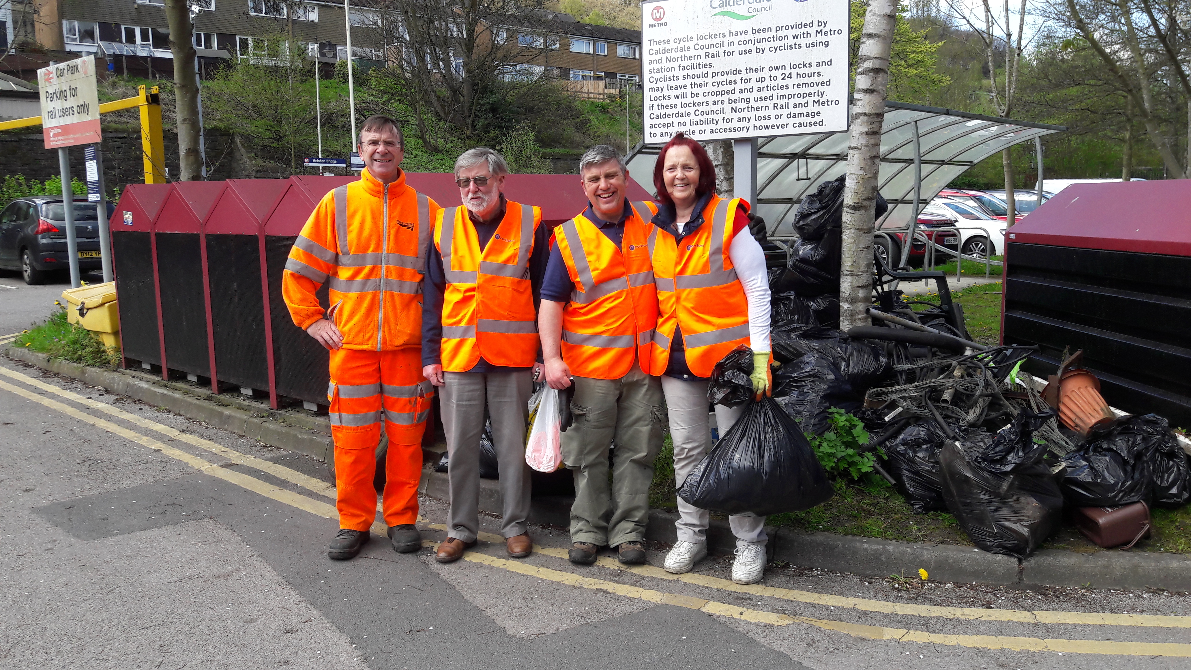 Some of the volunteers